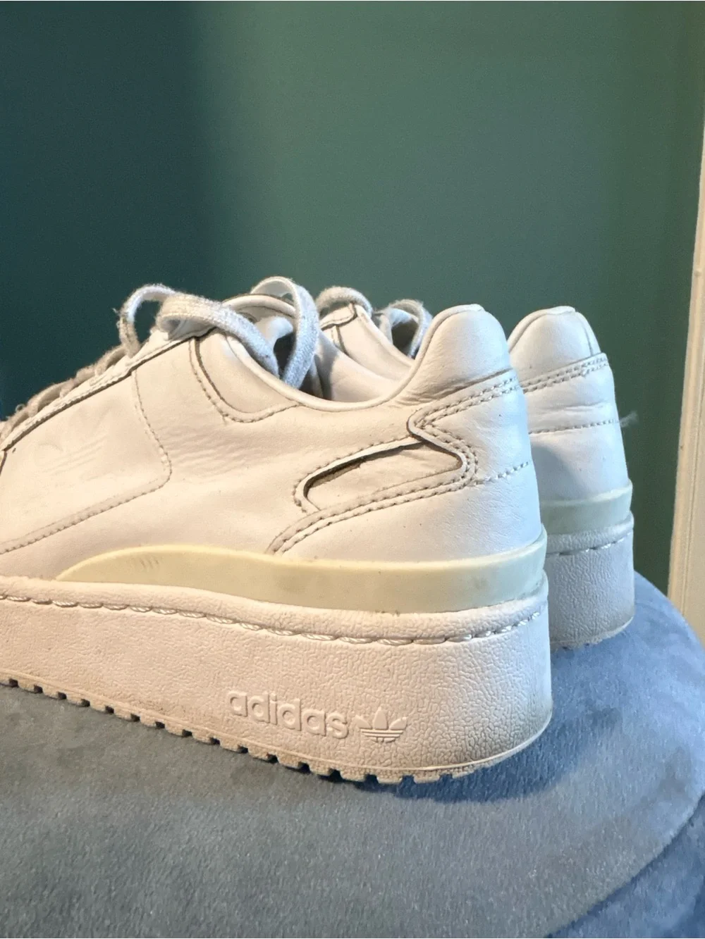 adidas all white